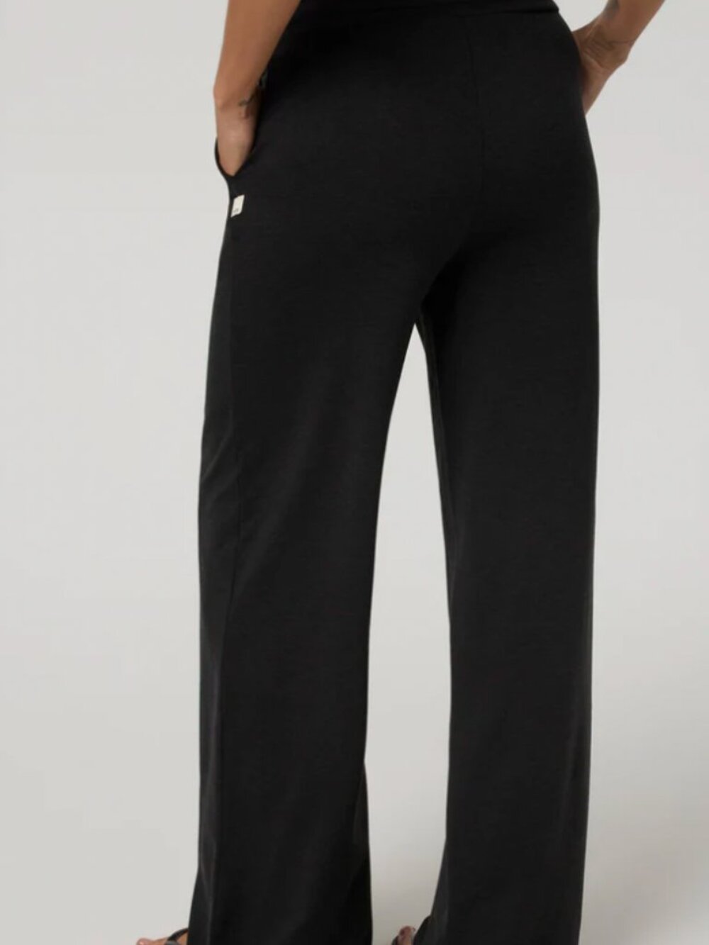 Halo Essential Wideleg Pant - XS Black - NWOT - Picture 2 of 4